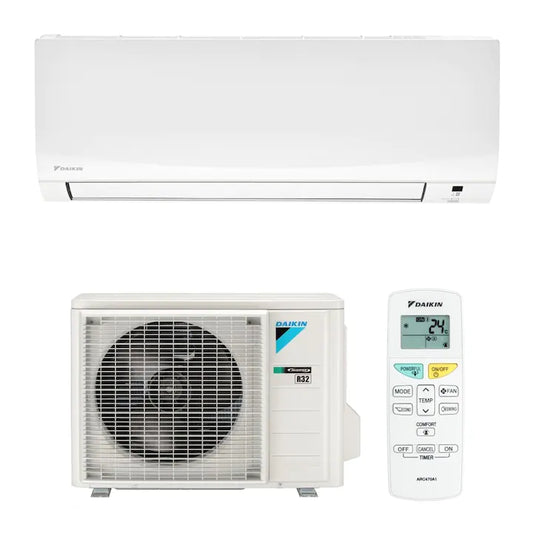Aparat de aer conditionat Daikin Sensira Bluevolution FTXF25E-RXF25E Inverter 9000 BTU, Clasa A++, Dezumidificare, Baleiere verticala
