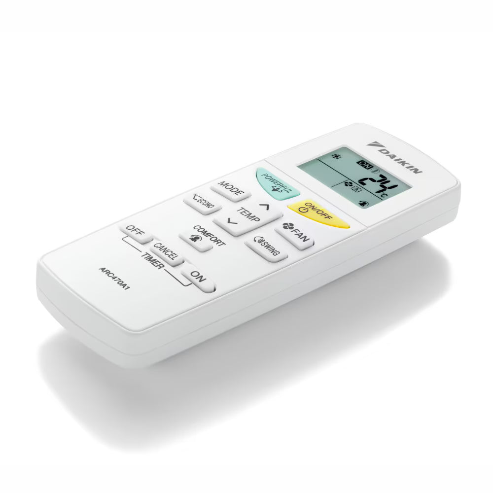 Aparat de aer conditionat Daikin Sensira Bluevolution FTXF25E-RXF25E Inverter 9000 BTU, Clasa A++, Dezumidificare, Baleiere verticala